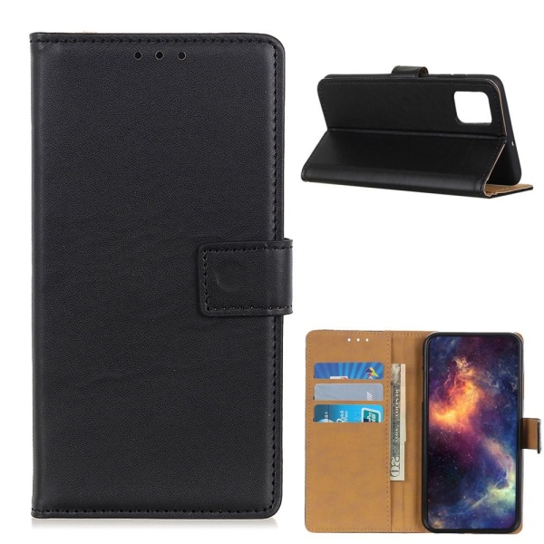 OnePlus 8T Wallet Stand Beskyttende Telefonetui - Sort Black
