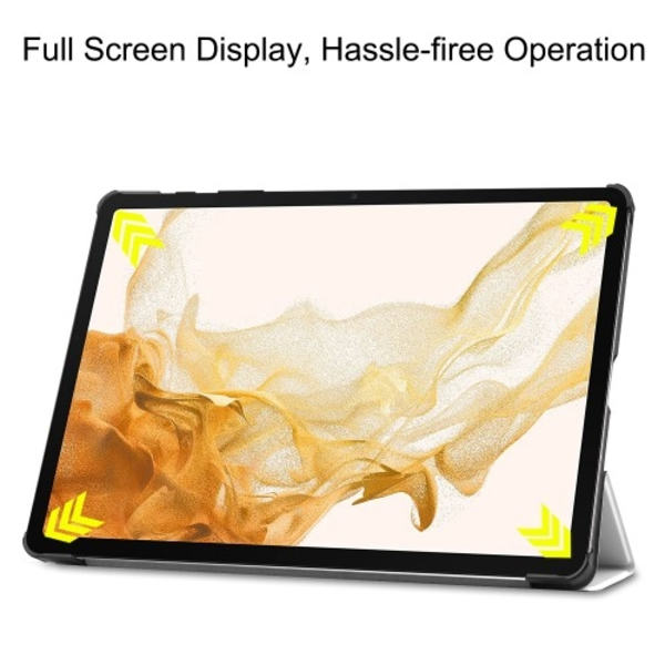 Tri-fold Smart-etui med stativ for Samsung Galaxy Tab S10+ (S10 Plus) Multicolor