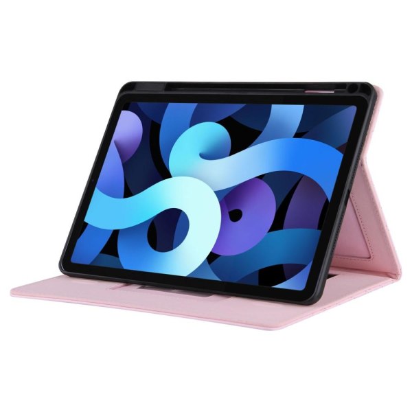 Til iPad 10.2 (2021)/(2020)/(2019) Broderigitter Tabletcover Pink