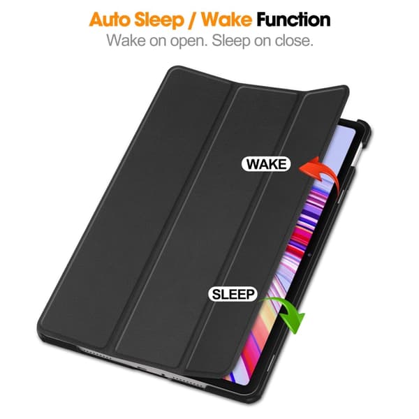 Xiaomi Redmi Pad Pro / Redmi Pad Pro 5G Stand Slim Fit Peite Sleep/Wake - Musta Black