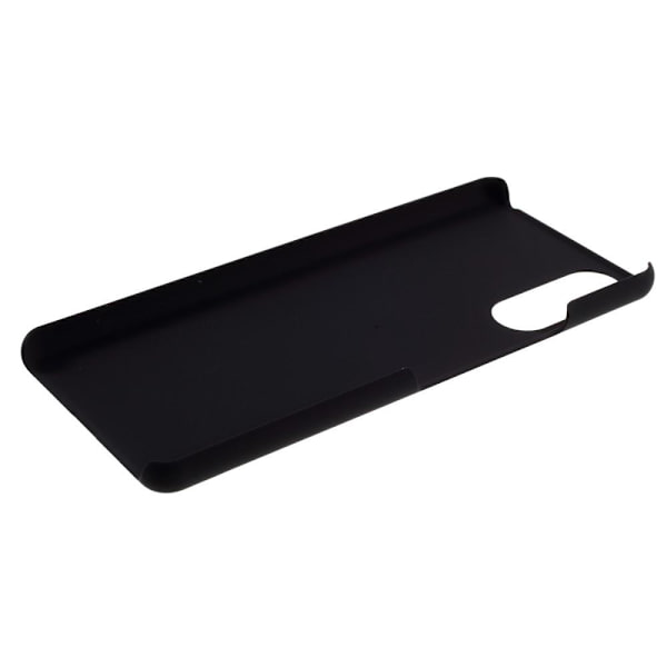 Rubberized Hard Plastic Case for Sony Xperia 1 II - Black Black
