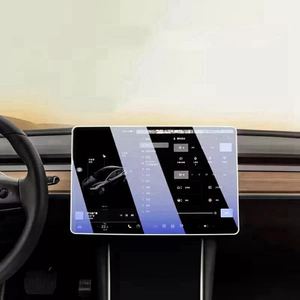 Skärmskydd i härdat glas för Tesla Model 3 / Y (2023-2025) Transparent