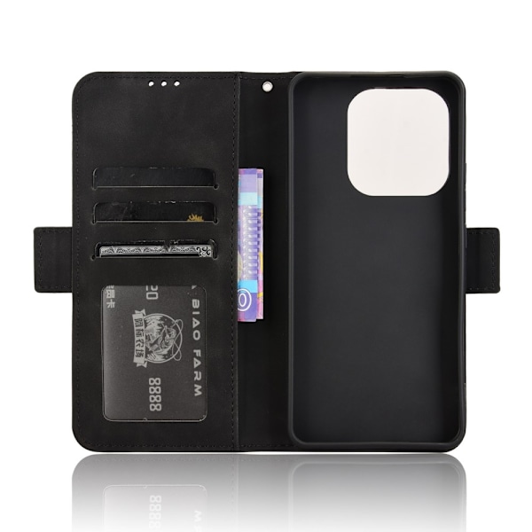 Wallet case Case Cover for Xiaomi Redmi Note 14 4G Black