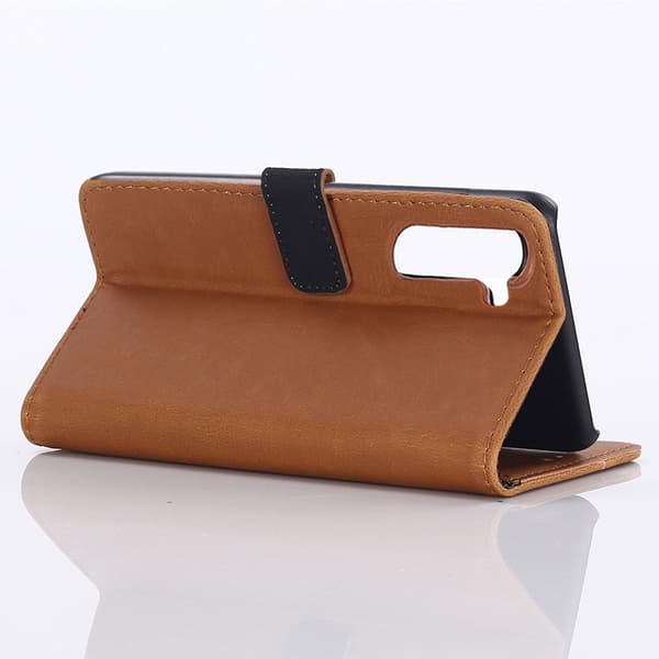 Samsung Galaxy Note 10 Retro Lommebok - cover - Brun Brown
