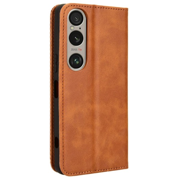 Plånboksfodral till Xperia 1 VI - Brun Brun