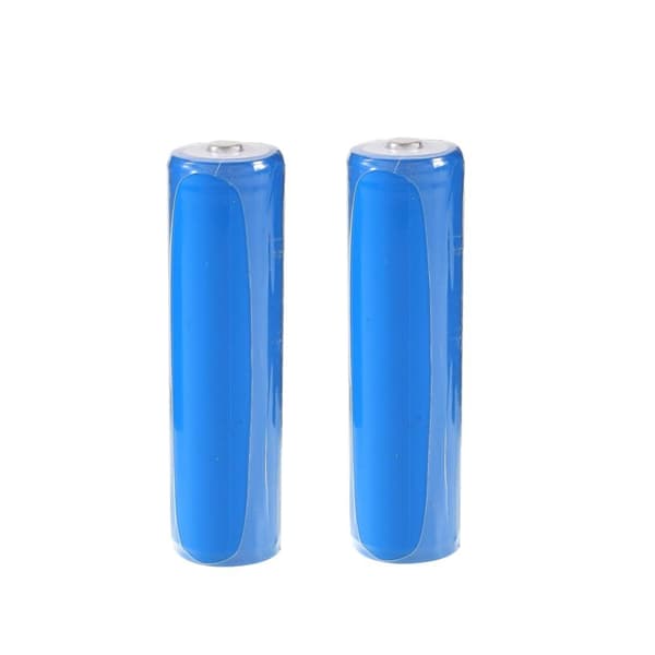 2stk 18650 oppladbart batteri 2200mAh 3.7V Blue