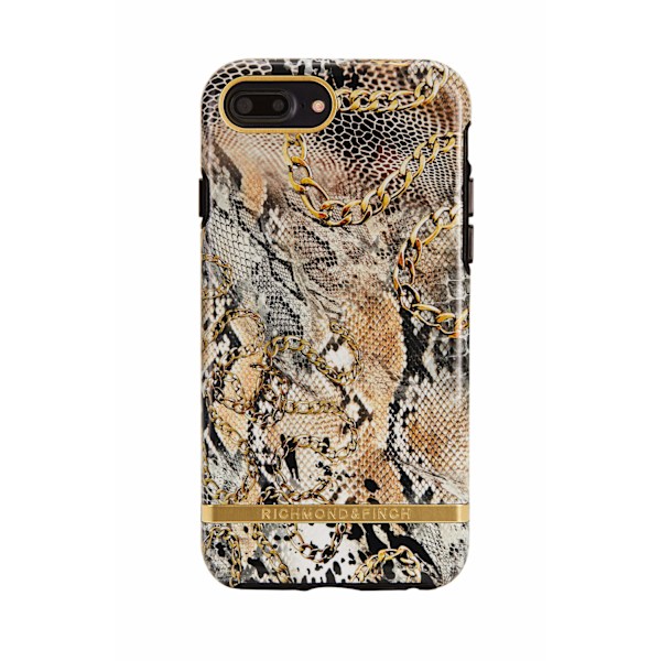 Richmond & Finch Deksel til iPhone 6/7/8 Plus - Lenket reptil Beige