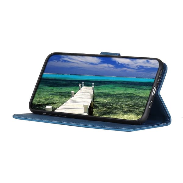 KHAZNEH Til Xiaomi 17T Lommebokdeksel Retro Blue