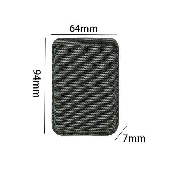 Ultratynn magnetisk kortholder for iPhone 17 og nyere Black