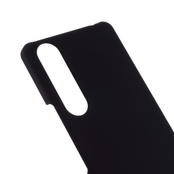 Kumipäällysteinen kova case Sony Xperia 10 II -puhelimelle - musta Black