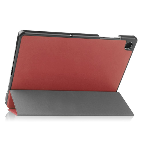 Tri-fold Stativveske for Samsung Galaxy Tab A9+ 11\" Wine red