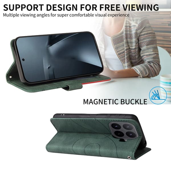 Til Xiaomi 17T Pro Pungcover Bi-colour Green