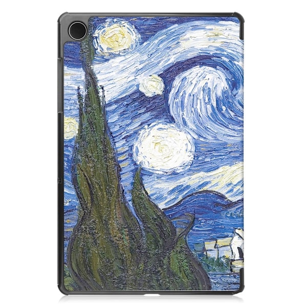 Trifoldet stativetui til Samsung Galaxy Tab A9 8.7" - Painting Multicolor