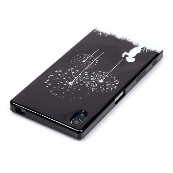 Sony Xperia Z5 TPU Skal Little Boy and Dandelions Black