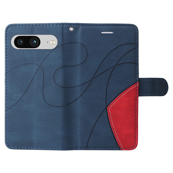 Til Google Pixel 8 KT - serie - 1 dobbeltfarve etui Blue