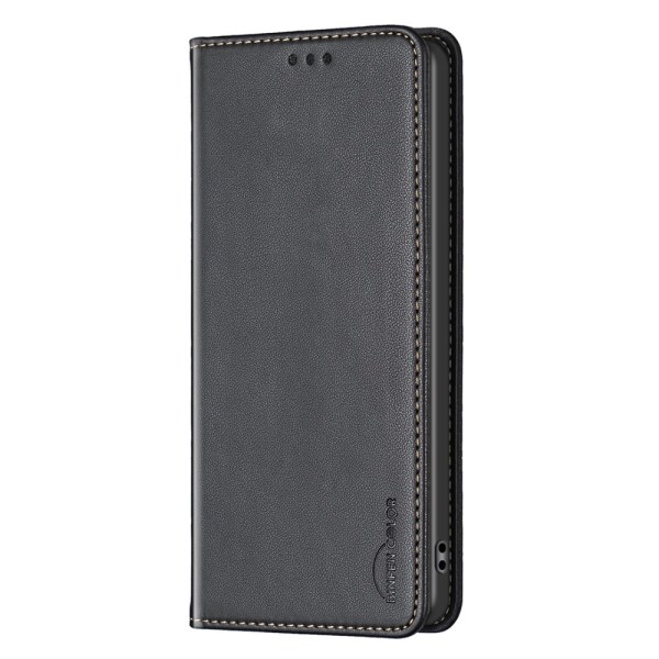 BINFEN COLOR BF18 Motorola Moto G14 4G -puhelinkotelo Korttiteline Black
