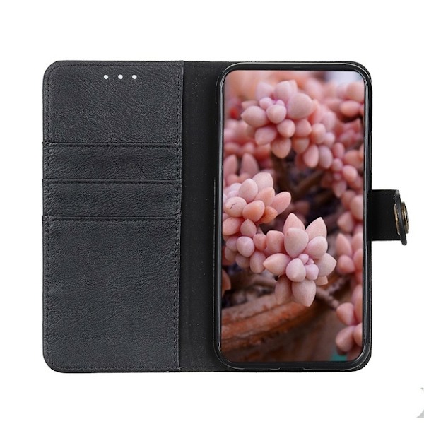KHAZNEH Vintage lompakkokotelo Samsung Galaxy A56 Black