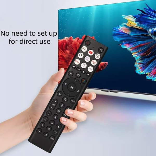 Udskiftning af fjernbetjening ERF2F38H Til Hisense TV Black