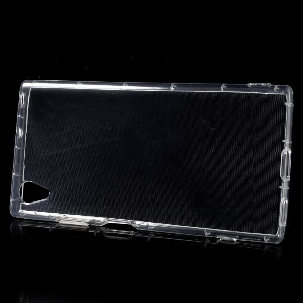 Klar TPU fleksibelt etui til Sony Xperia XA1 Plus - Gennemsigtig Transparent