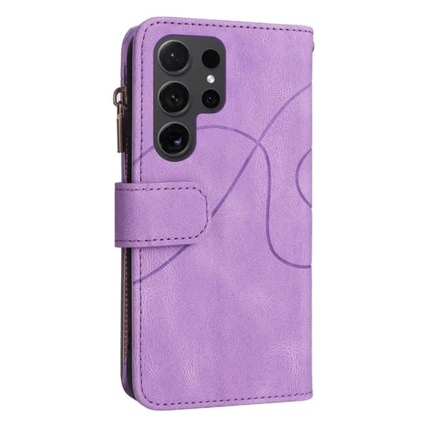 KT multifunktions - serie - 5 til Samsung Galaxy S24 Ultra telefonetui Purple