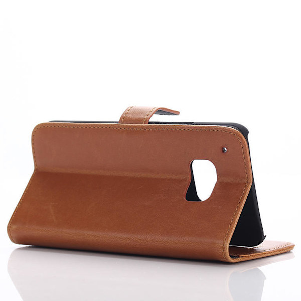 HTC ONE M9 Stilrent plånboksfodral Brown