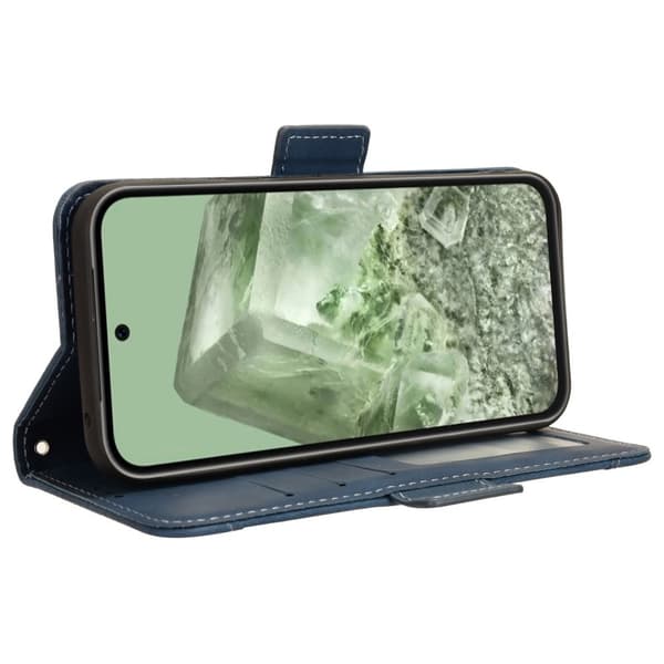 Google Pixel 8a Telefonveske med flere kortlommer Blue