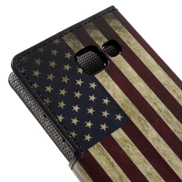 Samsung Galaxy A3 (2016) Lommebokveske - Retro US Flag Multicolor