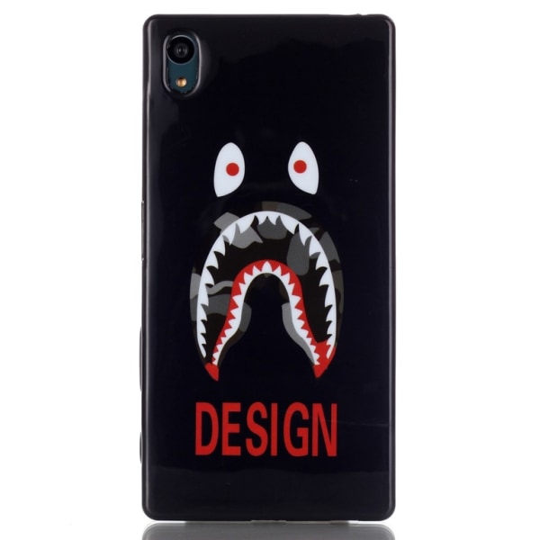 Sony Xperia Z5 TPU-deksel Monster Eyes Tenndesign Black