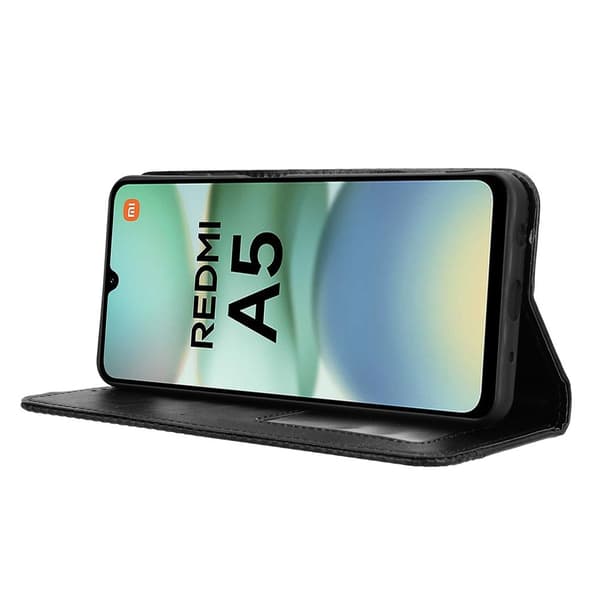 Til Xiaomi Redmi A5 4G Lommebok-deksel Eksklusiv Black