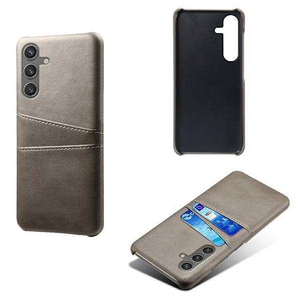 Samsung Galaxy S25 KSQ Pu-nahkapäällysteinen kuori kova kotelo Grey