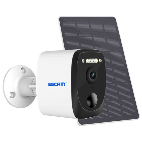 ESCAM QF370 3MP WiFi-kamera PIR Night Vision IP-kamera Solpanel White