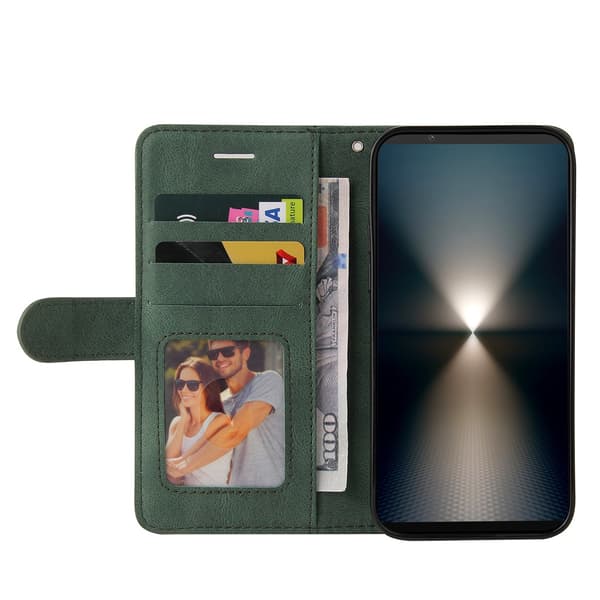 KT Lommebok-deksel til Sony Xperia 1 VII Green