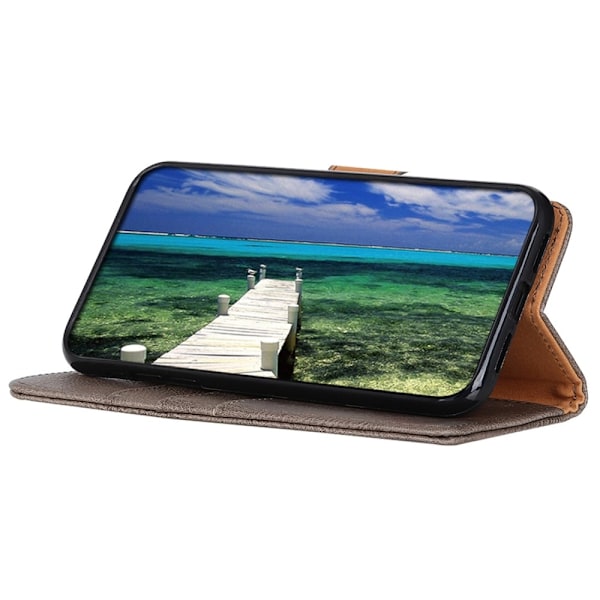 KHAZNEH för iPhone 16e Plånboksfodral Khaki