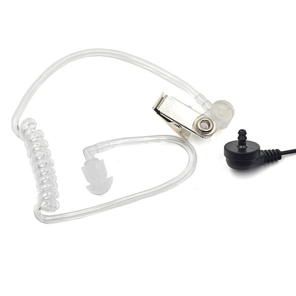 2.5mm Headset Öronsnäcka Headset 1 Pin Ham- Amatör-radio Svart