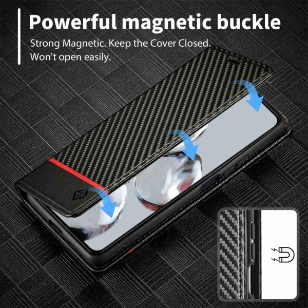 LC.IMEEKE lompakkokotelo Xiaomi 12T/12T Pro - musta Black
