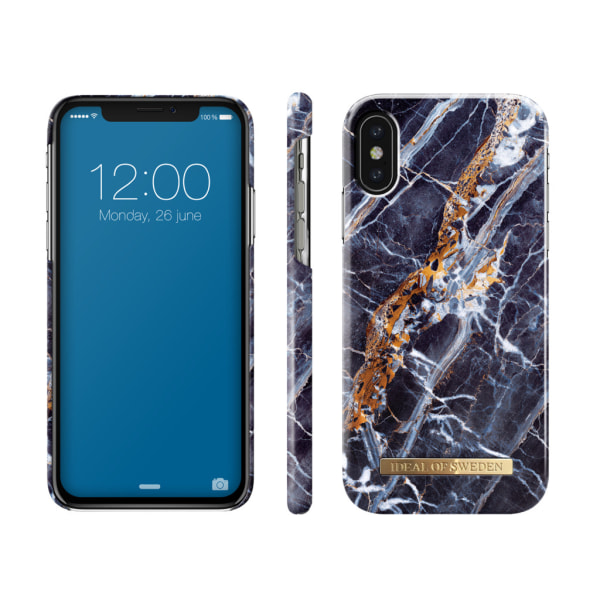 iDeal Of Sweden iPhone X / XS skal - Midnight Marble multifärg