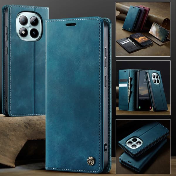 CASEME Plånboksfodral Xiaomi Poco M8 Pro 5G / Xiaomi Redmi Note 15 Pro+ 5G - Grön Grön