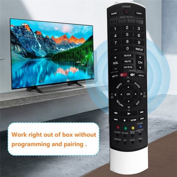 Fjernkontrollerstatning for CT-90367 For Toshiba TV Black