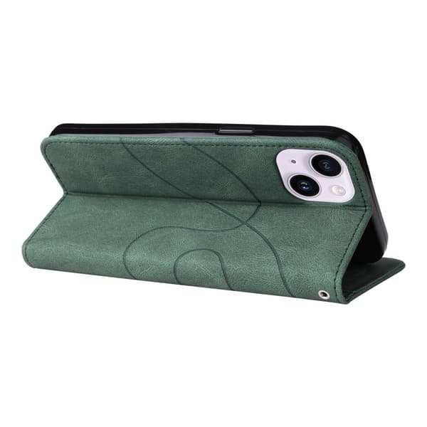 Til iPhone 15 Plus KT Series - 1 Dobbeltfarvet etui Green