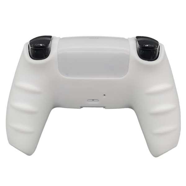 För Sony PlayStation 5 PS5 Silikonfodral Anti - Slip Skydd - Vit Vit