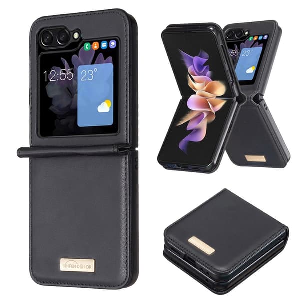 BINFEN COLOR Støtsikkert telefondeksel til Samsung Galaxy Z Flip8 Black