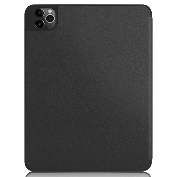 Til iPad 12.9" 2020/2018 Tri-fold Stand Smart Tablet Taske Cover Black