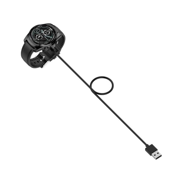 TicWatch Pro 3/TicWatch Pro 3 Lite Opladningskabel 1.0M USB Black