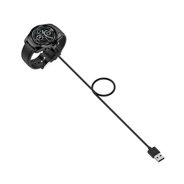 TicWatch Pro 3/TicWatch Pro 3 Lite USB - ladekabel/Dock 1m Black