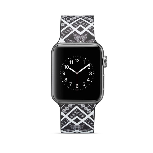 Silikoninen kellohihna Apple Watch 4 44mm, Series 3/2/1 42mm - N Multicolor