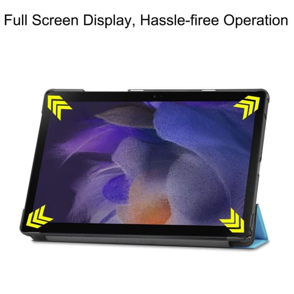 Tri-fold Stativveske for Samsung Galaxy Tab A8 10,5\" (2021) - Lyseblå Light blue