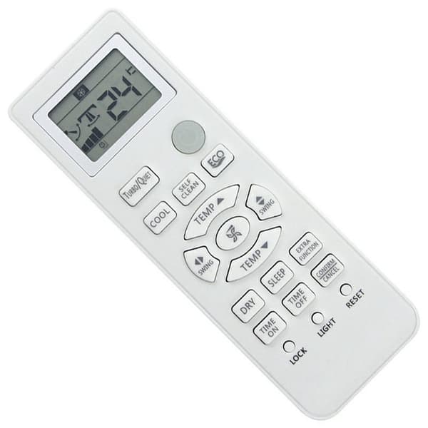 Fjärrkontroll Ersättning för 0010401715BW för Haier Air Conditioner Vit
