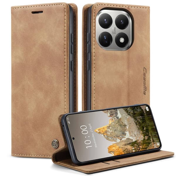 CASEME Plånboksfodral Xiaomi 15T - Brun Brun