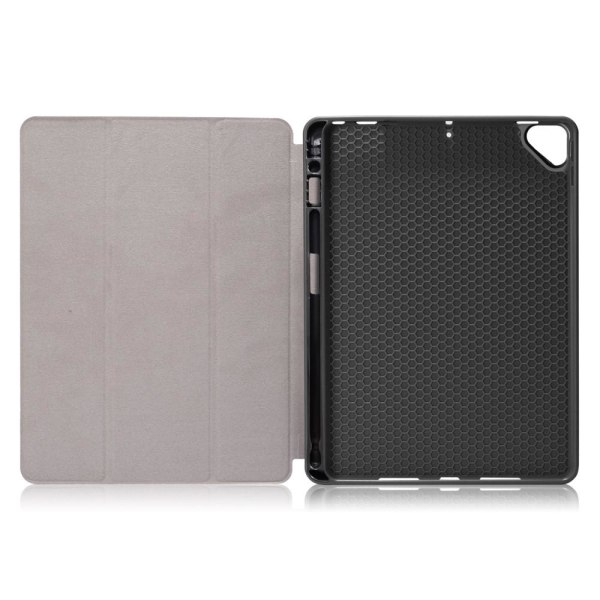 Trifoldet Stand Tablet-Taske til Apple iPad 10.2 2019/2020 /2021 - Sort Black