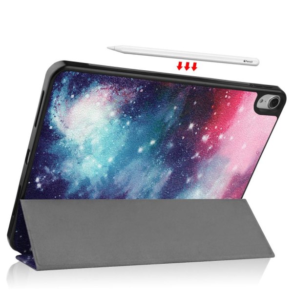 Apple iPad Air (2020) (2022) Slim fit tri-fold fodral - Space multifärg